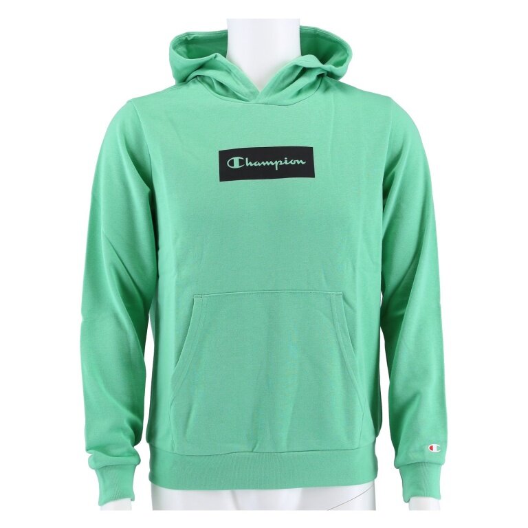 Champion Kapuzenpullover (Hoodie) Box-Logo grün Jungen online bestellen