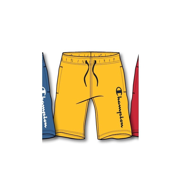 Champion Freizeithose Bermuda (Baumwolle) kurz gelb Jungen