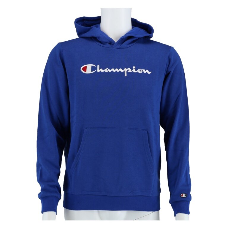 Champion Kapuzenpullover (Baumwoll-Hoodie) Big Logo royalblau Kinder