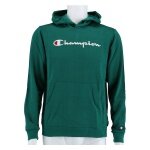 Champion Kapuzenpullover (Baumwoll-Hoodie) Big Logo dunkelgrün Kinder