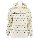 Champion Hoodie Graphic Big Logo Print beige Mädchen