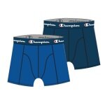 Champion Boxershort (Baumwolle) Unterwäsche blau/navyblau Herren - 2er Pack