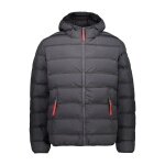 CMP Winterjacke (nahtlos, mit Wattierung und Kapuze) anthrazit Herren