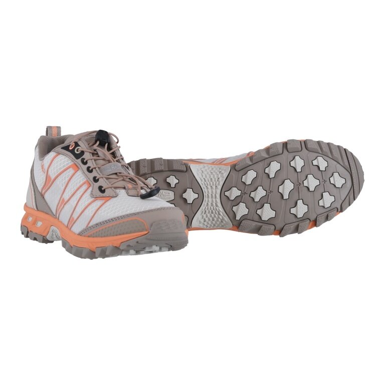 CMP Trail-Laufschuhe Altak hellgrau/orange Damen