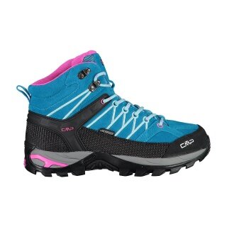 CMP Rigel Mid Trekking WP (Waterproof/wasserdicht) blau/pink Wander-Trekkingschuhe Damen
