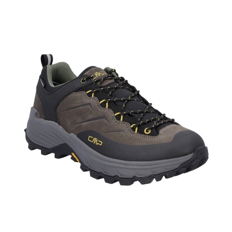 CMP Trekking-Wanderschuhe Huranus Low WP (Nubukleder, wasserdicht) braun Herren