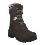 CMP Winterstiefel Borhea WP Snow (Wildleder, mit Innenfutter, wasserdicht) schwarz/dunkelgrau Damen