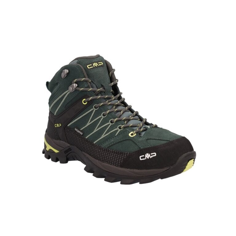 CMP Wanderschuhe Rigel Mid Trekking WP (Trekking, wasserdicht) dunkelgrün/schwarz Herren