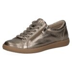 Caprice Sneaker 23757 (Leder, mit seitlichen Reissverschluss) gold/taupe Damen