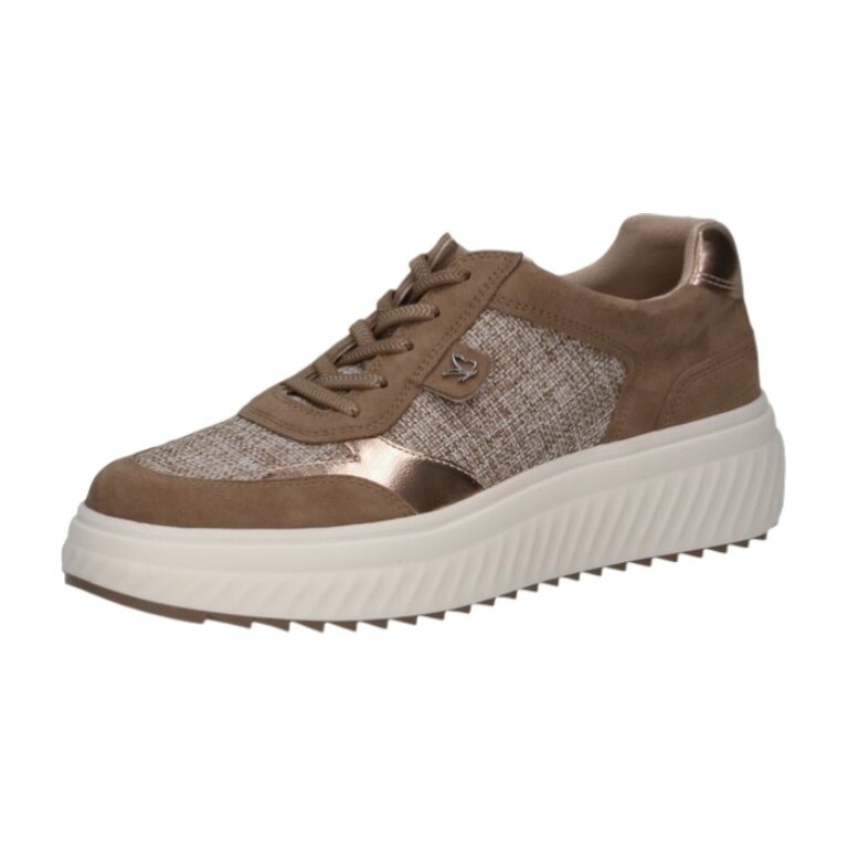 Caprice Sneaker 23711 (Leder) taupe/braun Damen
