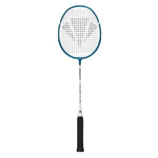 Carlton Kinder-Badmintonschläger Maxi-Blade Iso 4.3 (66,5cm, 8-12 Jahre) türkis/weiss - besaitet -