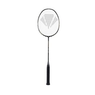 Carlton Badmintonschläger Vapour Trail 82 Pyrite (82g/kopflastig/flexibel) schwarz - besaitet -