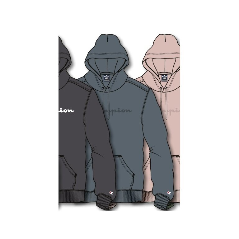 Champion Kapuzenpullover (Hoodie) aus Baumwollfleece Big Logo Print graublau/graublau Herren