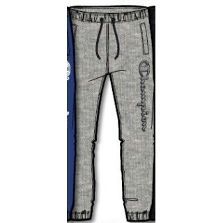 Champion Jogginghose (Baumwolle) Graphic Big Logo Print lang grau Kinder