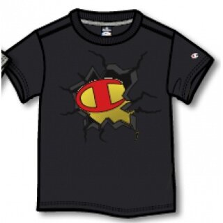 Champion Freizeit Tshirt (Baumwolle) Champion Super Graphic Print schwarz Jungen