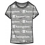 Champion Freizeit-Tshirt (Baumwolle) Graphic Print grau Mädchen