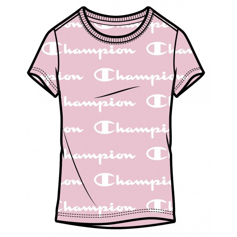 Champion Freizeit-Tshirt (Baumwolle) Graphic Print pink Mädchen/Girls