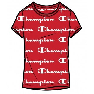 Champion Freizeit-Tshirt (Baumwolle) Graphic Print rot Mädchen