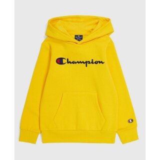 Champion Kapuzenpullover (Fleece-Hoodie) Big Logo Print gelb Jungen