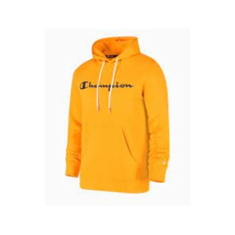 Champion Kapuzenpullover Hoodie Big Logo Print (gefüttert) sonnengelb Kinder