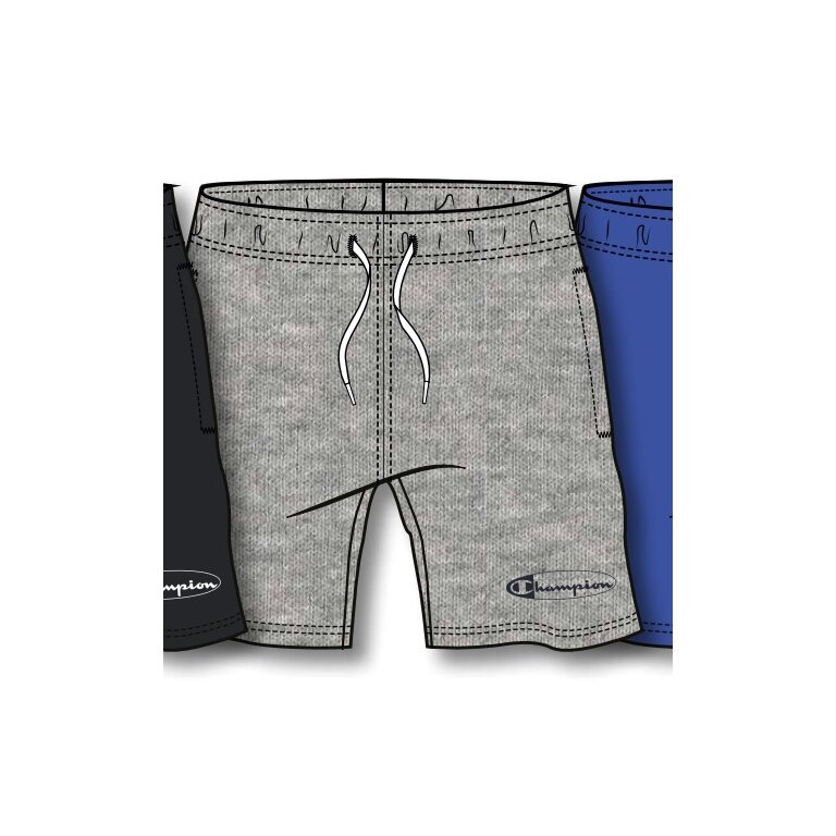 Champion Freizeithose (Baumwolle) Shorts kurz grau Jungen