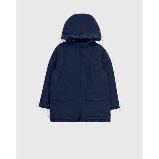 Champion Winterjacke mit Kapuze (kleines Logo) navyblau Jungen