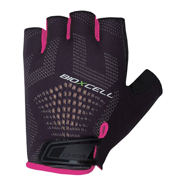 Chiba Fahrrad-Handschuhe BioXCell Super Fly schwarz/pink - 1 Paar