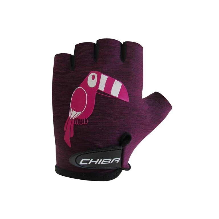 Chiba Fahrrad Handschuhe Cool violett Kinder - 1 Paar