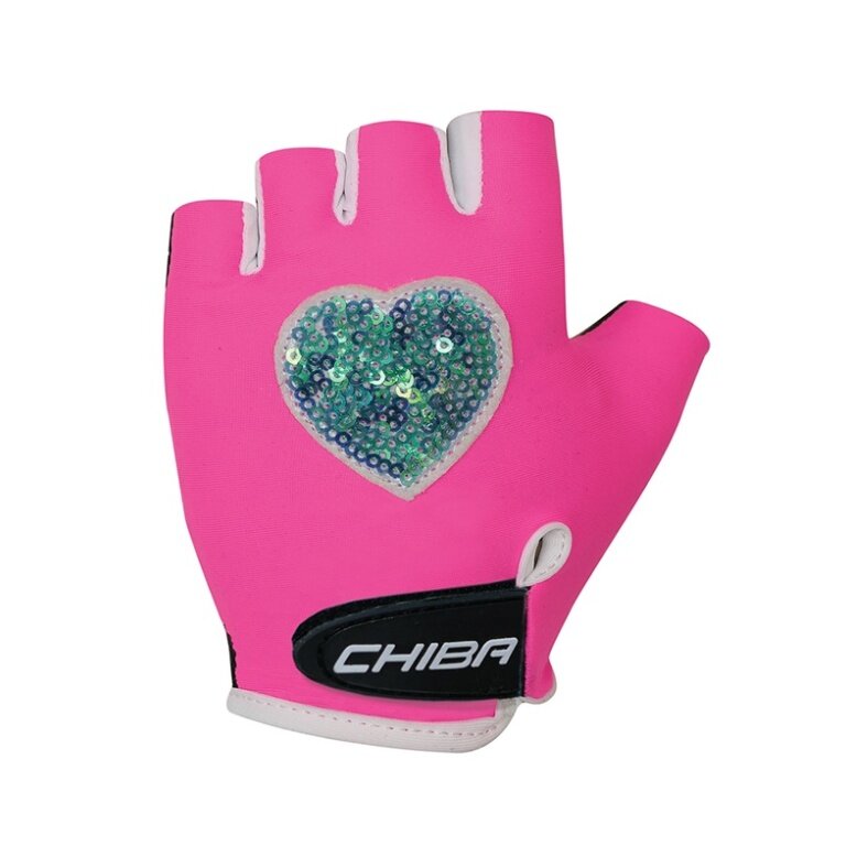Chiba Fahrrad Handschuhe Cool neonpink Kinder - 1 Paar