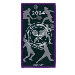 Christy Duschtuch Wimbledon Champ Towel 2024 grün 133x70cm