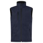 Clique Softshellweste Padded Vest (clean geschnittene, gepolsterte Softshell-Weste) dunkelblau Herren
