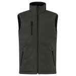 Clique Softshellweste Padded Vest (clean geschnittene, gepolsterte Softshell-Weste) dunkelgrau Herren