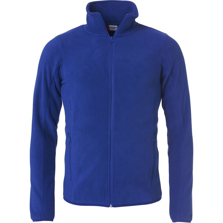 Clique Fleecejacke Basic Polar - mit Stehkragen - royalblau - Herren