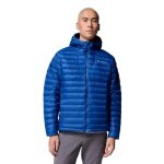 Columbia Winter-Daunenjacke Corelite Down Hooded (Omni-Shield™, warm) blau Herren