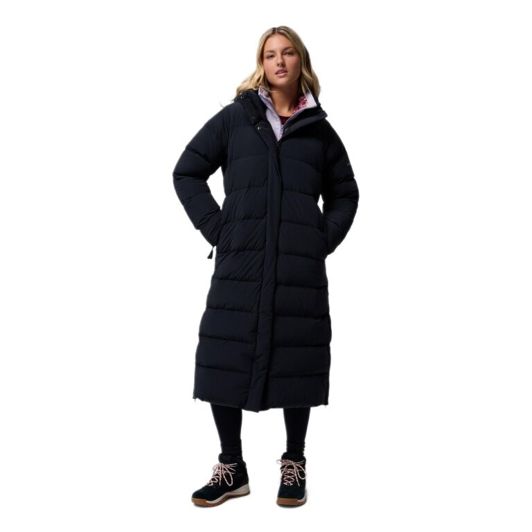 Columbia Winter-Daunenmantel Amaze Puff™ Long Hooded (sehr warm, Omni-Shield) schwarz Damen