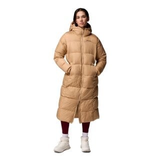 Columbia Wintermantel Puffect Long Jacket (Thermarator Isolierung) hellbraun Damen