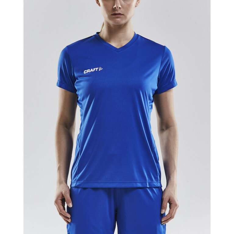 Craft Sport-Shirt (Trikot) Squad Solid - lockere Schnitt, schnelltrocknend - royalblau Damen