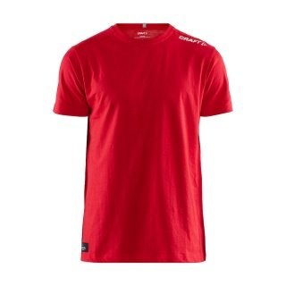 Craft Sport-Tshirt Community Mix (Baumwolle) rot Herren