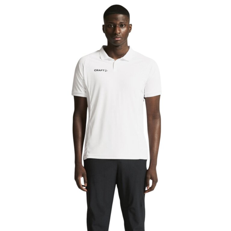 Craft Sport-Polo Ability (hoher Tragekomfort) weiss Herren