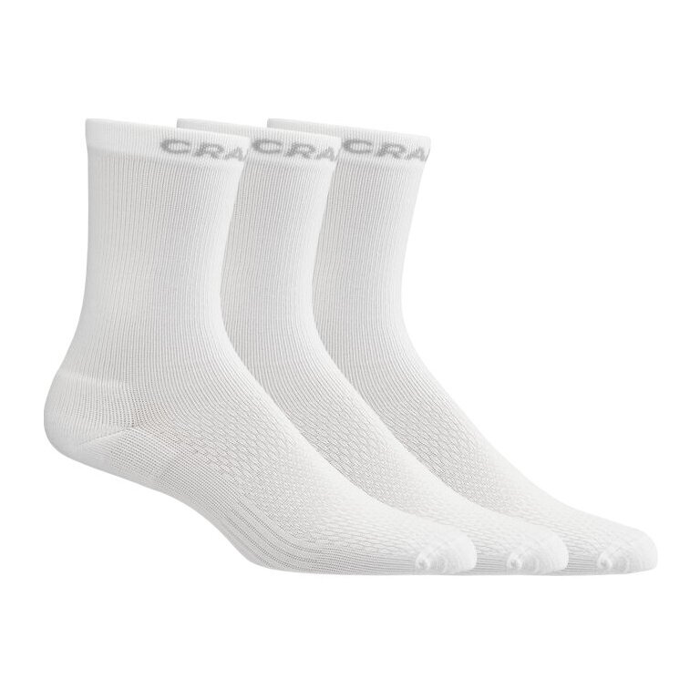 Craft Sportsocken Core Dry High (feuchtigkeitstransport) weiss - 3 Paar