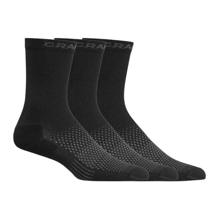 Craft Sportsocken Core Dry High (feuchtigkeitstransport) schwarz - 3 Paar