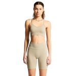 Craft Sport-BH Collective Rib Strap Sports Bra (Rippenstruktur, elastisches Material) beige Damen