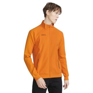 Craft Trainingsjacke Core Soul Full Zip (Front-Reißverschluss, weiches Material) orange Herren