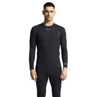 Craft Funktionsunterwäsche Langarmshirt Pro Active Extreme X (leichtes und sehr elastisches Material) schwarz Herren
