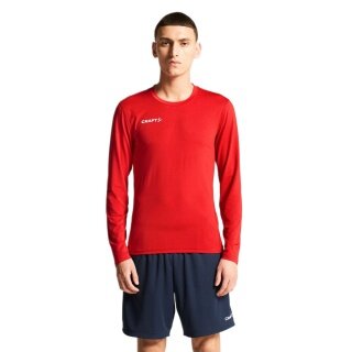 Craft Funktionsunterwäsche Langarmshirt Ability LS (Feuchtigkeitstransport, sehr elastisches Material) rot Herren