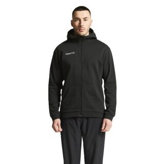 Craft Kapuzenpullover Community 2.0 Logo Full Zip Hoodie (Baumwolle/Polyester) schwarz Herren
