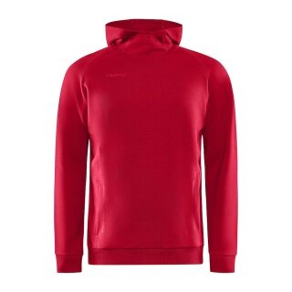 Craft Kapuzenpullover Hoodie Core Soul Sweatshirt (komfortable Passform) rot Herren