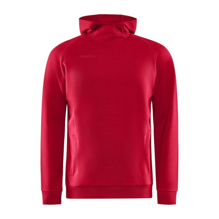 Craft Kapuzenpullover Hoodie Core Soul Sweatshirt (komfortable Passform) rot Herren