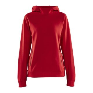 Craft Kapuzenpullover Hoodie Core Soul Sweatshirt (komfortable Passform) rot Damen