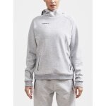 Craft Kapuzenpullover Hoodie Core Soul Sweatshirt (komfortable Passform) hellgrau Damen